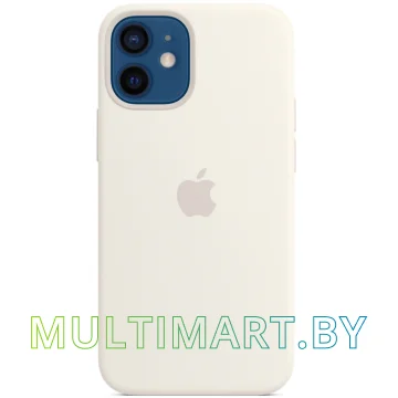 Чехол для телефона Apple MagSafe Silicone Case для iPhone 12 mini (белый)